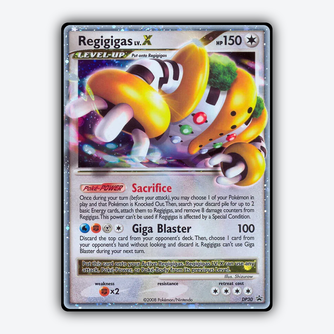 Regigigas LV.X DP030 - DP Black Star Promos Set - Card Rug
