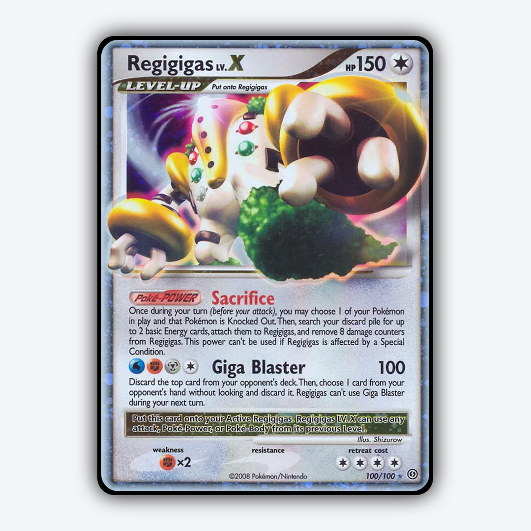 Regigigas LV.X 100/100 - Stormfront Set - Card Rug