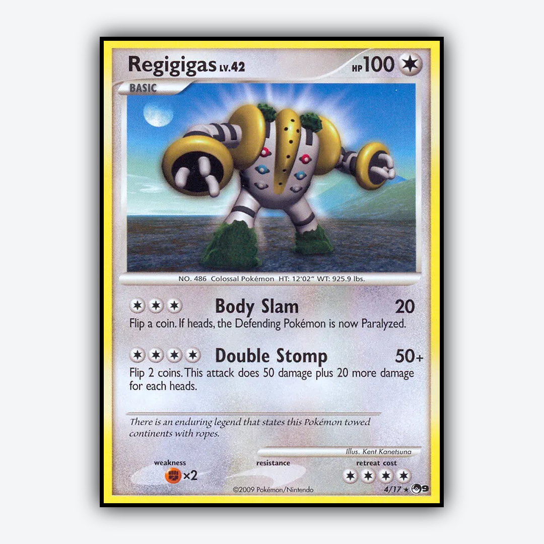 Regigigas 004/17 - POP Series 9 Set - Card Rug