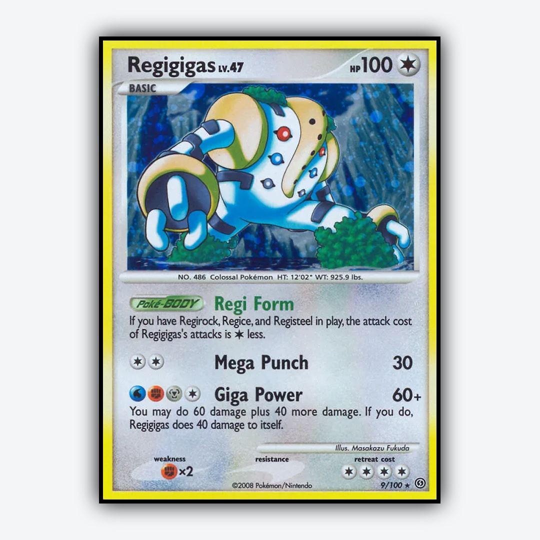 Regigigas 009/100 - Stormfront Set - Card Rug