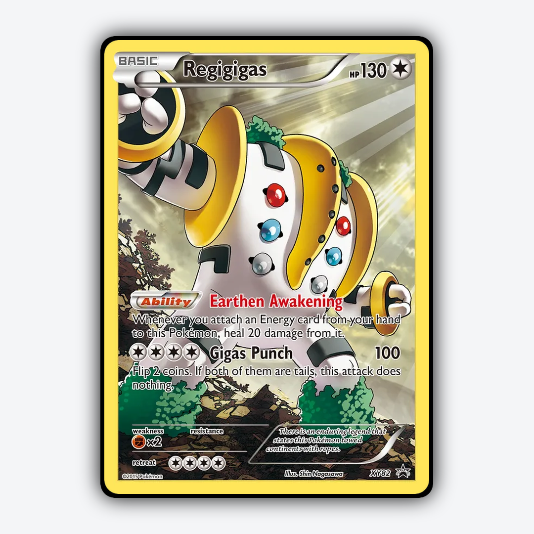 Regigigas #82 - XY Black Star Promos Set - Card Rug