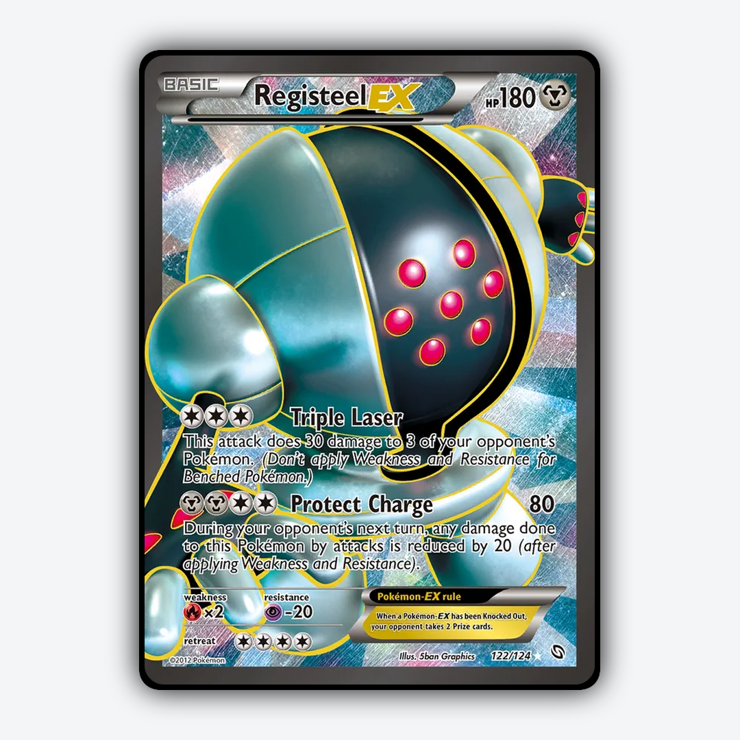 Registeel-EX 122/124 - Dragons Exalted Set - Card Rug
