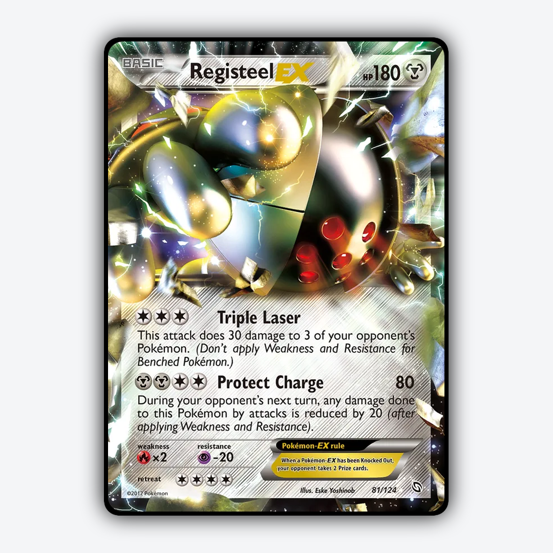 Registeel-EX 081/124 - Dragons Exalted Set - Card Rug
