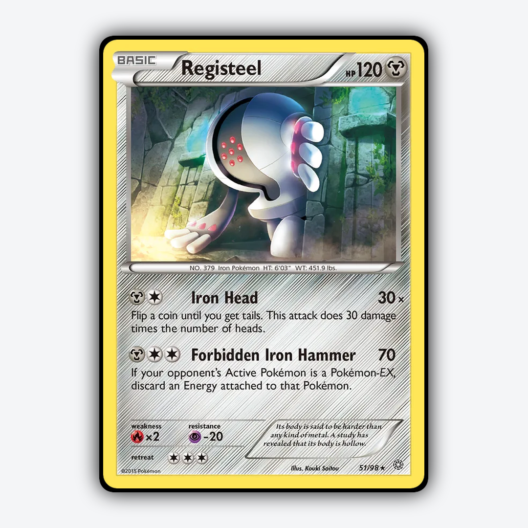 Registeel 051/98 - Ancient Origins Set - Card Rug