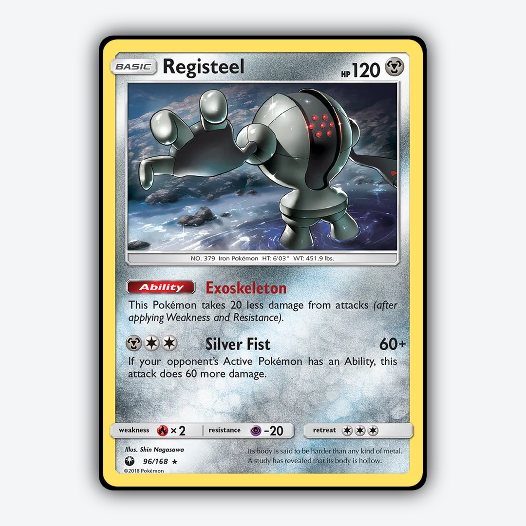 Registeel 096/168 - Celestial Storm Set - Card Rug