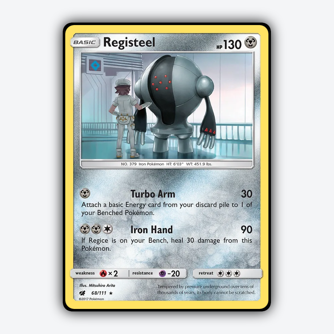 Registeel 068/111 - Crimson Invasion Set - Card Rug
