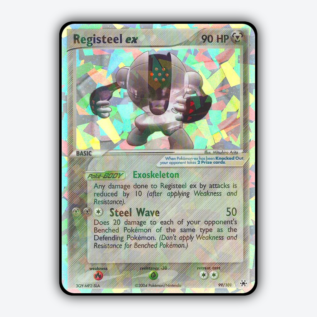 Registeel ex 099/101 - Hidden Legends Set - Card Rug