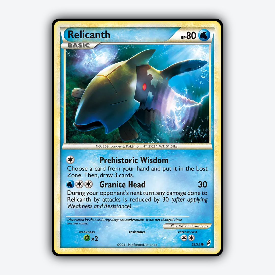 Relicanth 069/95 - Call of Legends Set - Card Rug