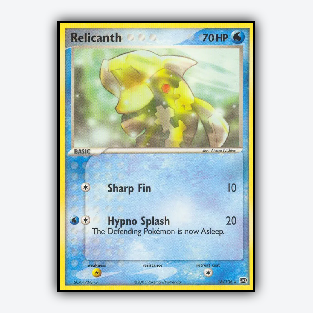 Relicanth 018/106 - Emerald Set - Card Rug