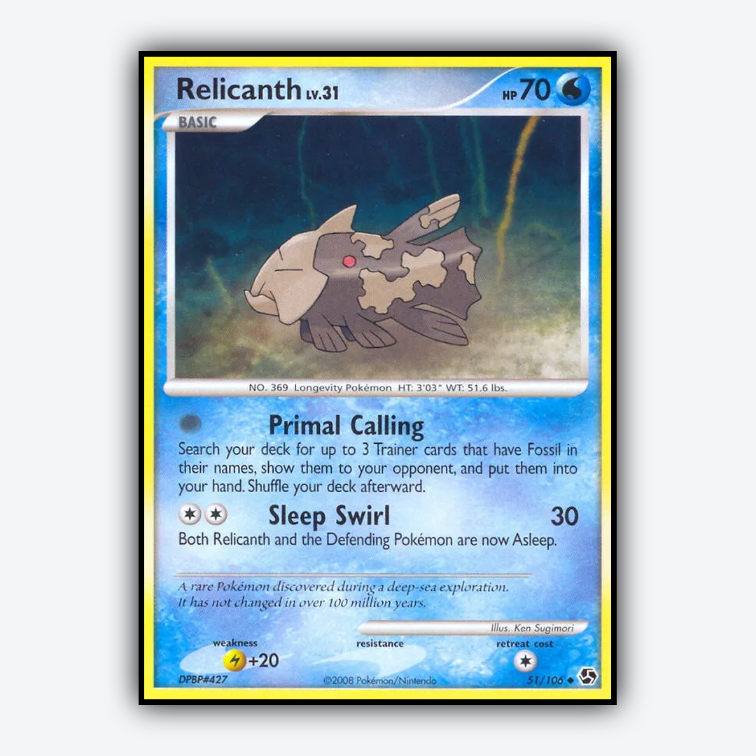 Relicanth 051/106 - Great Encounters Set - Card Rug