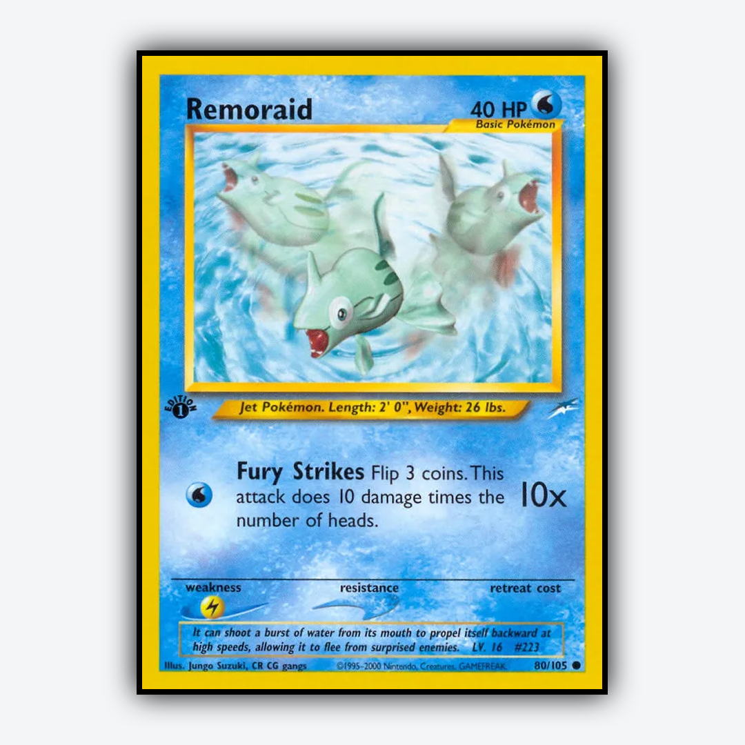 Remoraid 080/105 - Neo Destiny Set - Card Rug