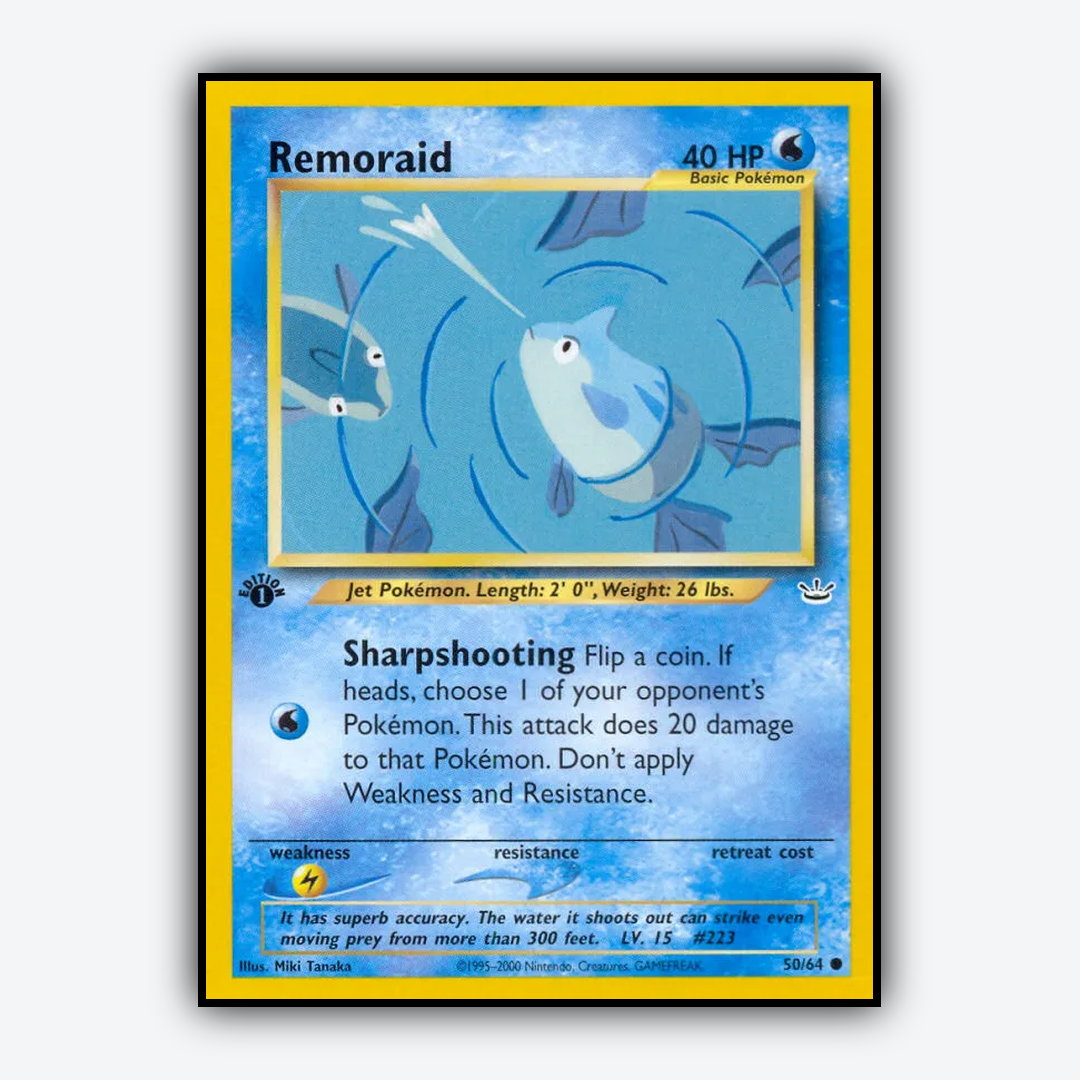 Remoraid 050/64 - Neo Revelation Set - Card Rug