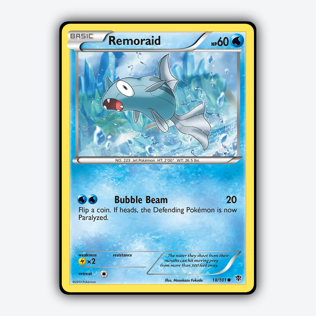 Remoraid 018/101 - Plasma Blast Set - Card Rug