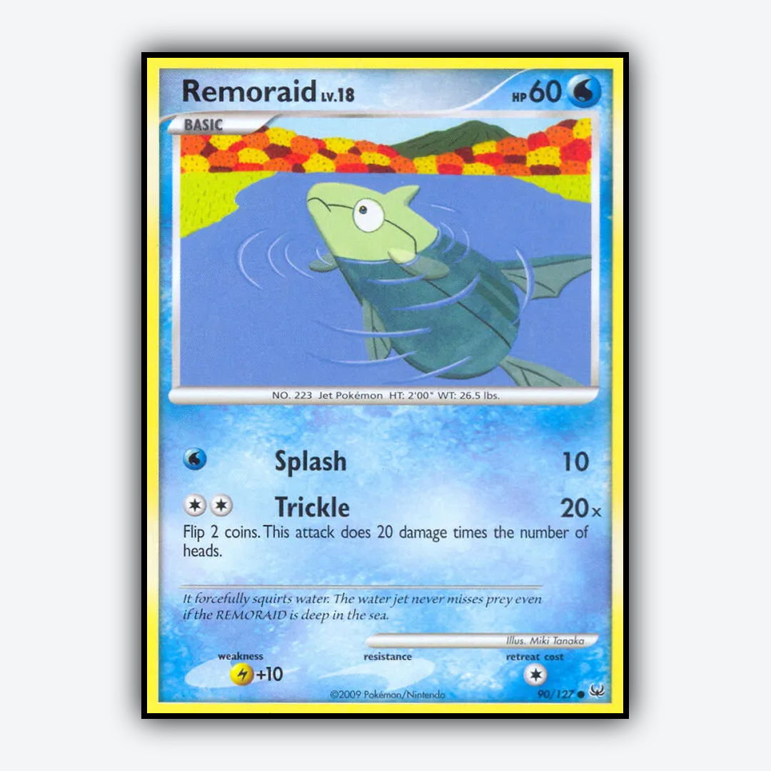 Remoraid 090/127 - Platinum Set - Card Rug