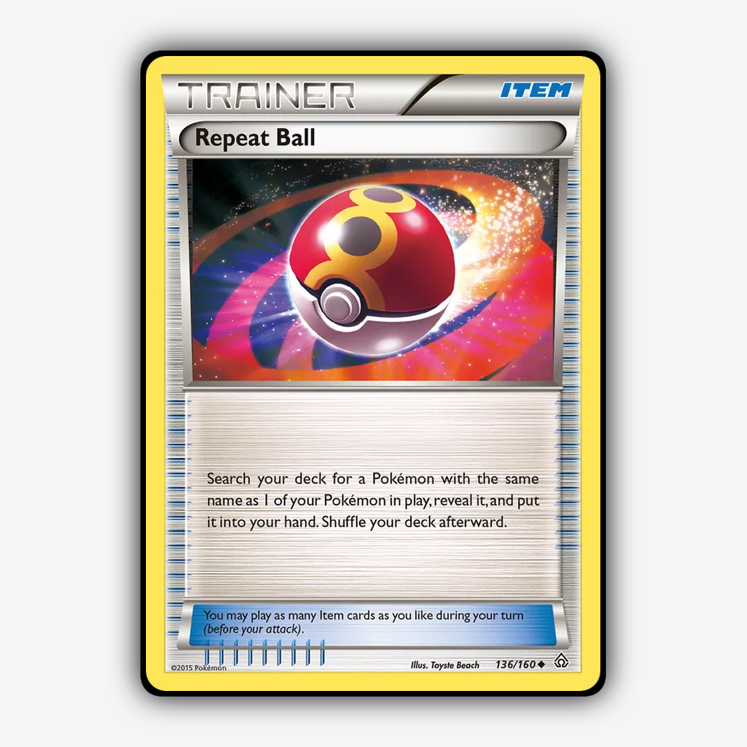 Repeat Ball 136/160 - Primal Clash Set - Card Rug