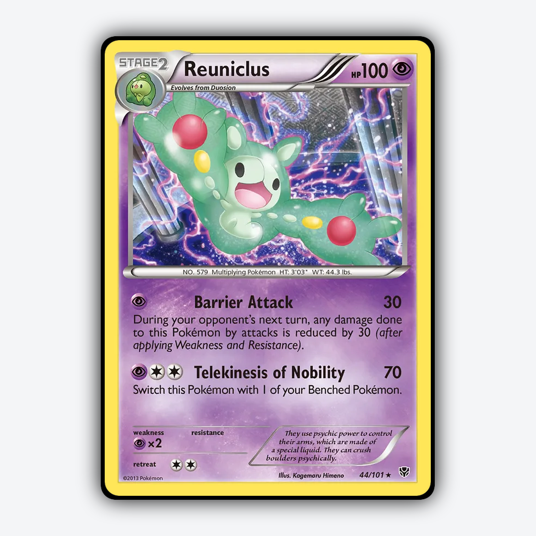 Reuniclus 044/101 - Plasma Blast Set - Card Rug