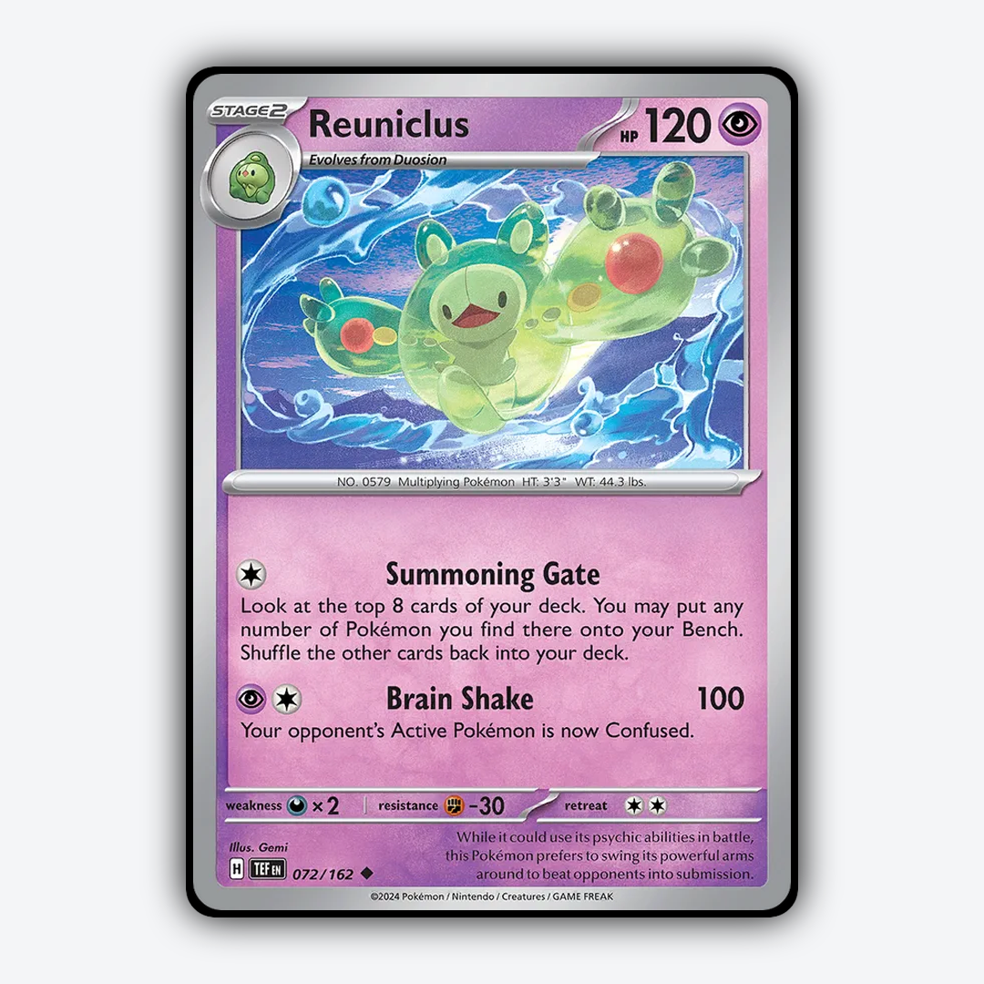 Reuniclus 072/162 - Temporal Forces Set - Card Rug