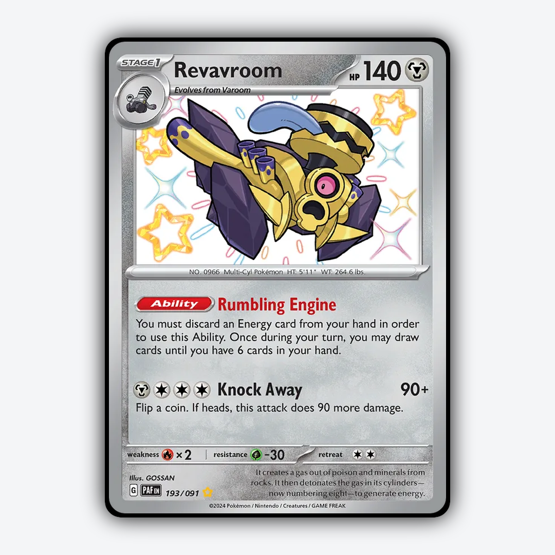 Revavroom #193 - Paldean Fates Set - Card Rug