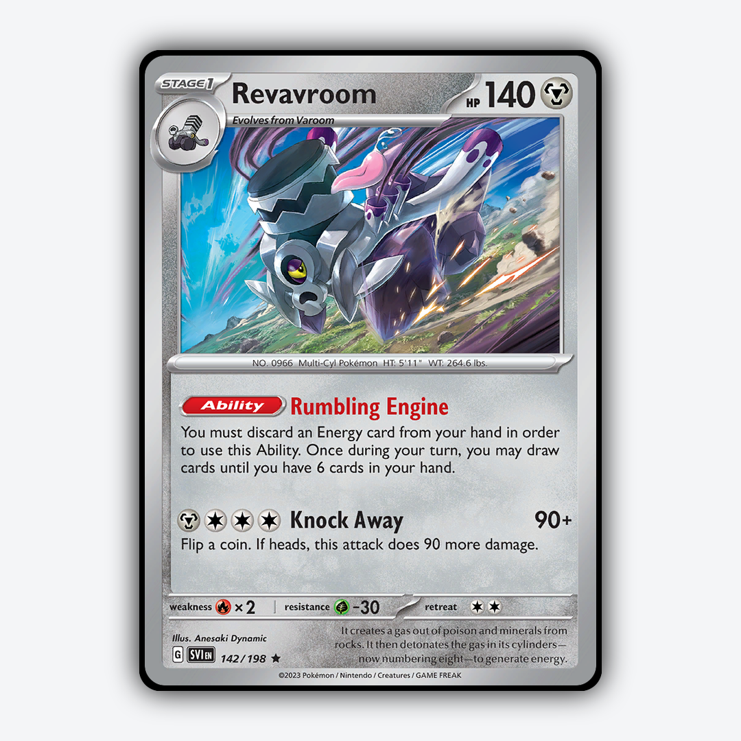 Revavroom 142/198 - Scarlet & Violet Set - Card Rug