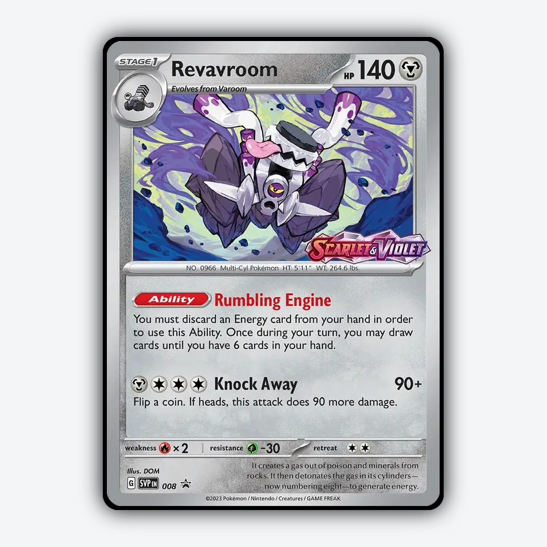 Revavroom #8 - Scarlet & Violet Black Star Promos Set - Card Rug