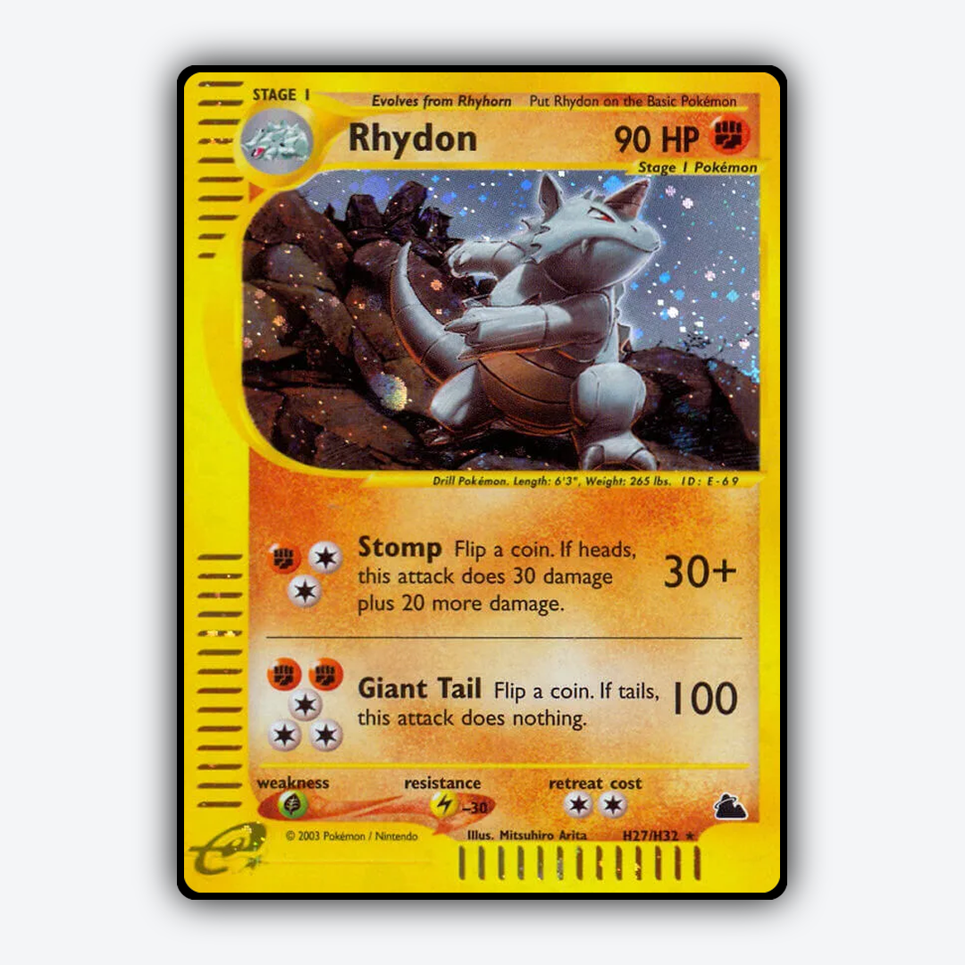 Rhydon H027/144 - H027/144 Skyridge Set - Card Rug