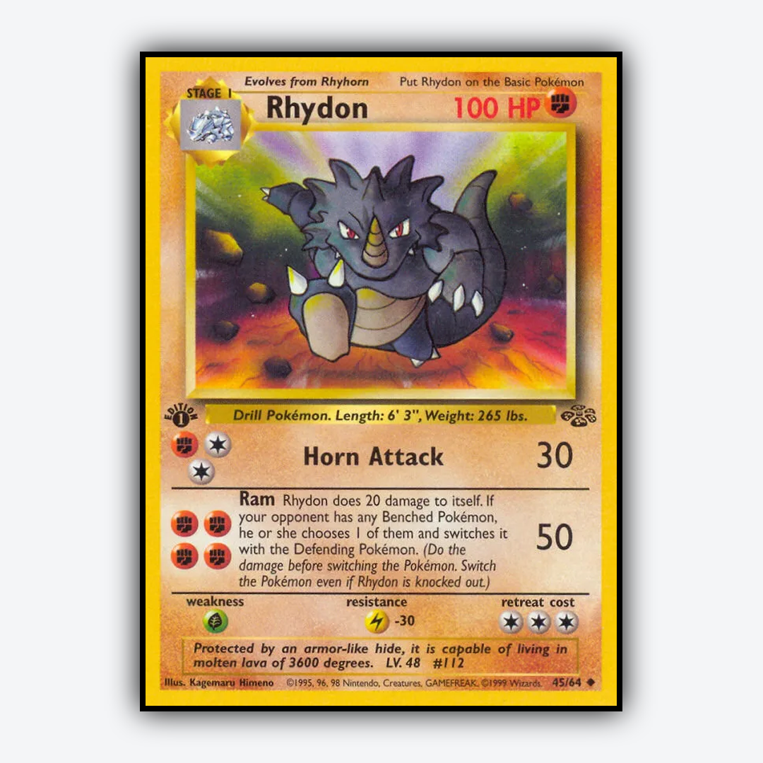 Rhydon 045/64 - Jungle Set - Card Rug