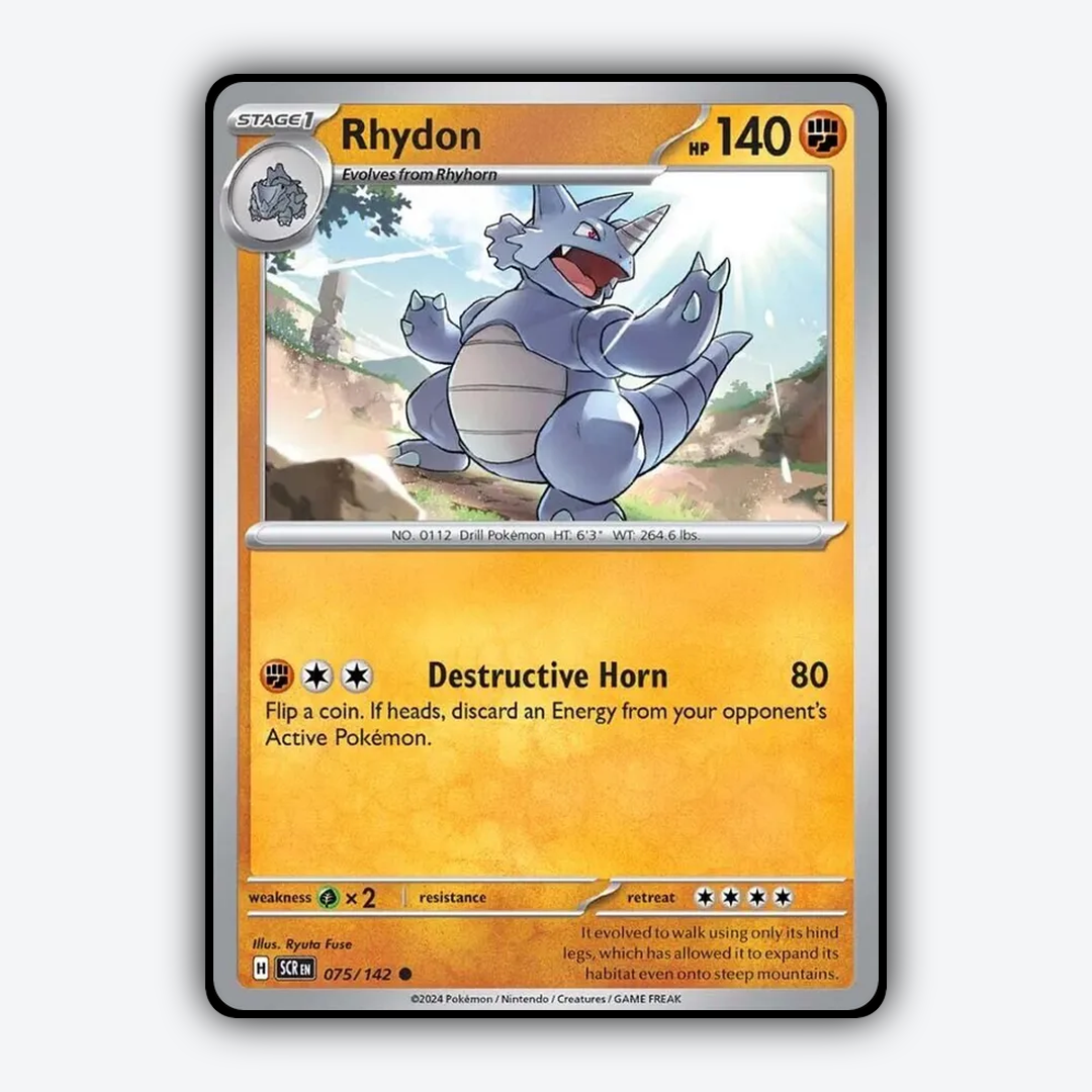 Rhydon 075/142 - Stellar Crown Set - Card Rug