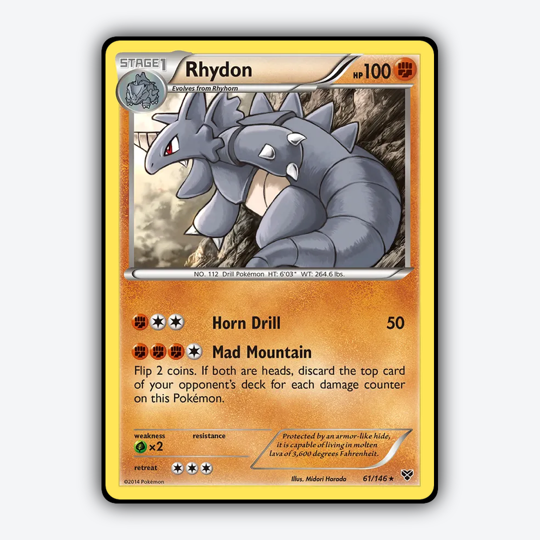Rhydon 061/146 - XY Set - Card Rug