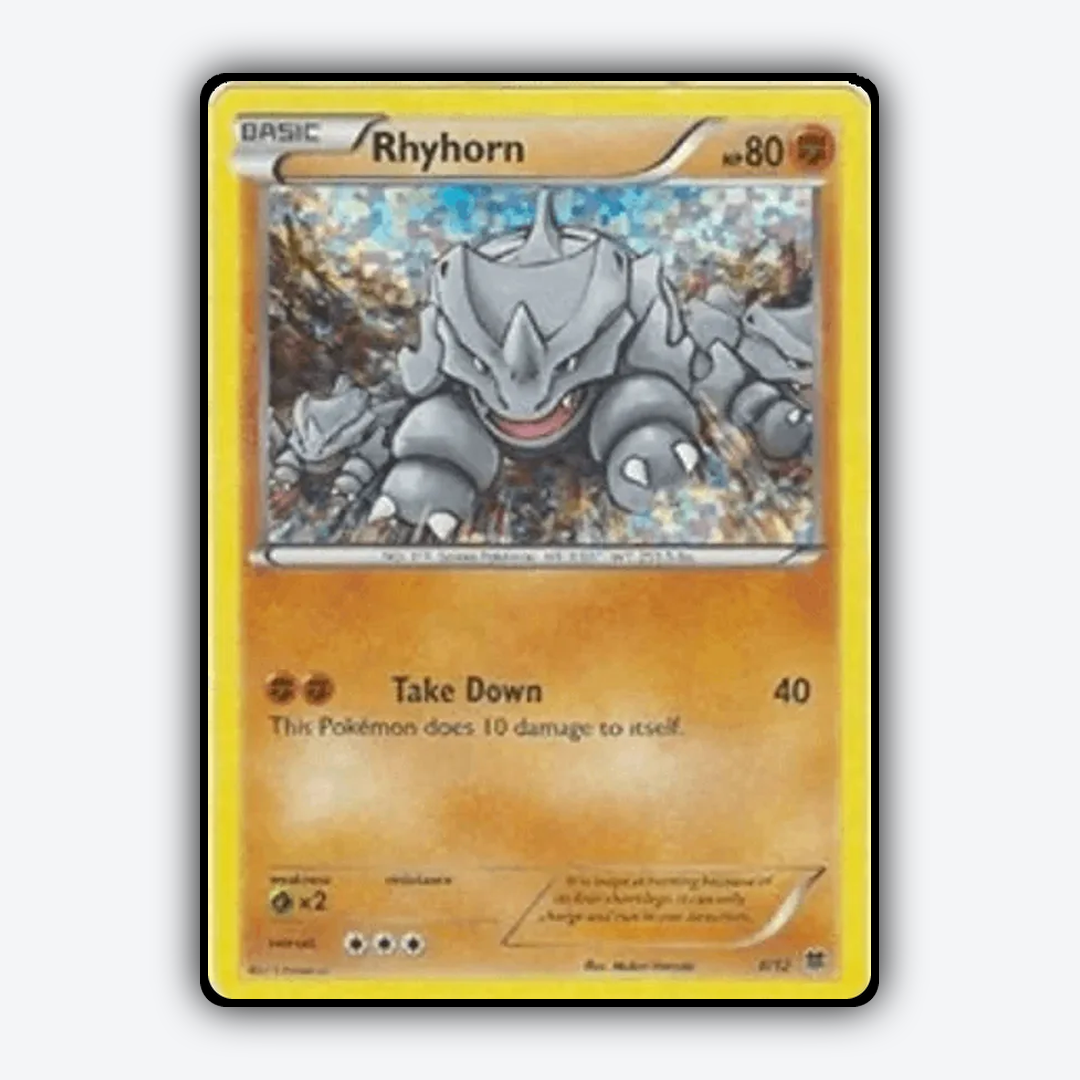 Rhyhorn 008/12 - McDonald's Collection 2015 Set - Card Rug