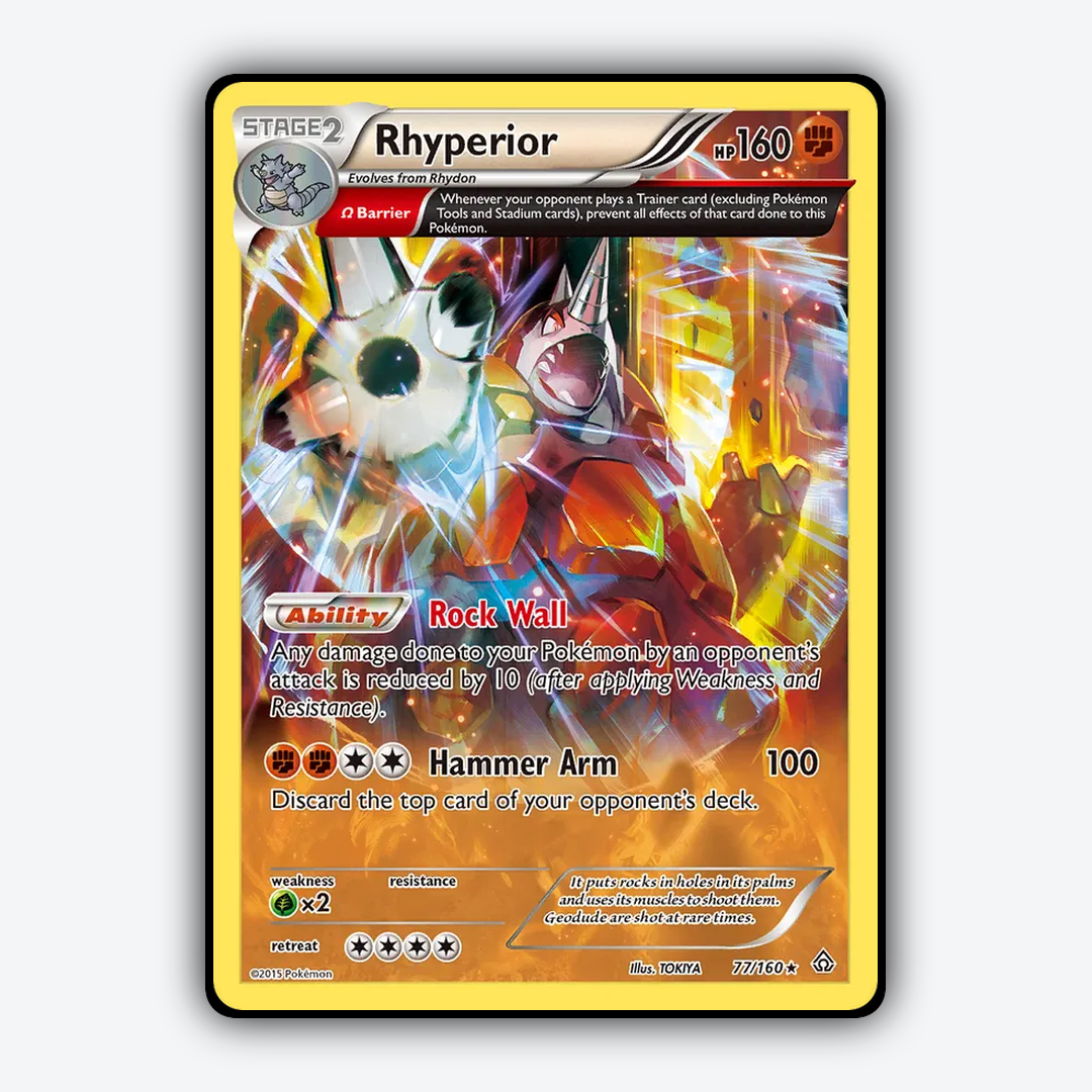 Rhyperior 077/160 - Primal Clash Set - Card Rug