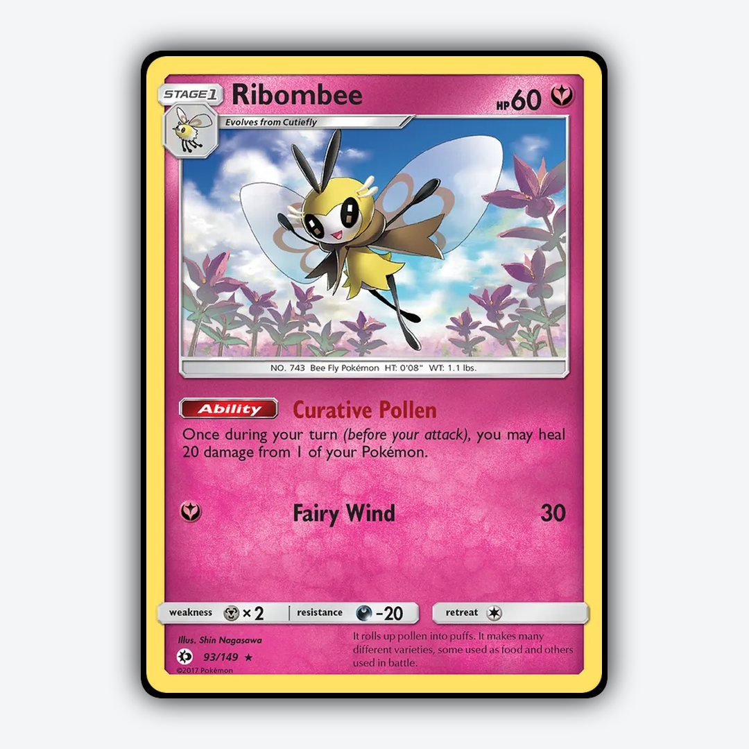 Ribombee 093/149 - Sun & Moon Set - Card Rug