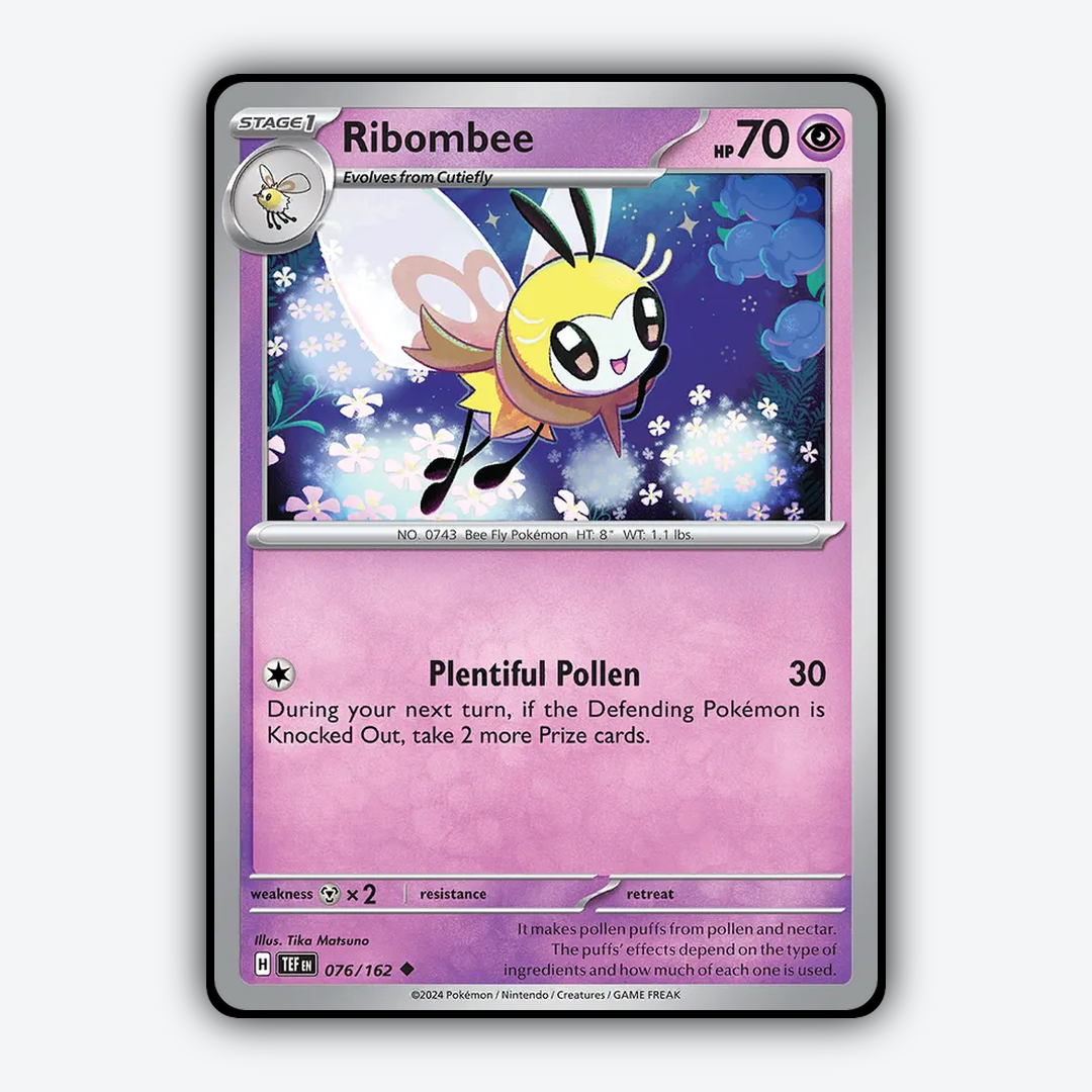 Ribombee 076/162 - Temporal Forces Set - Card Rug