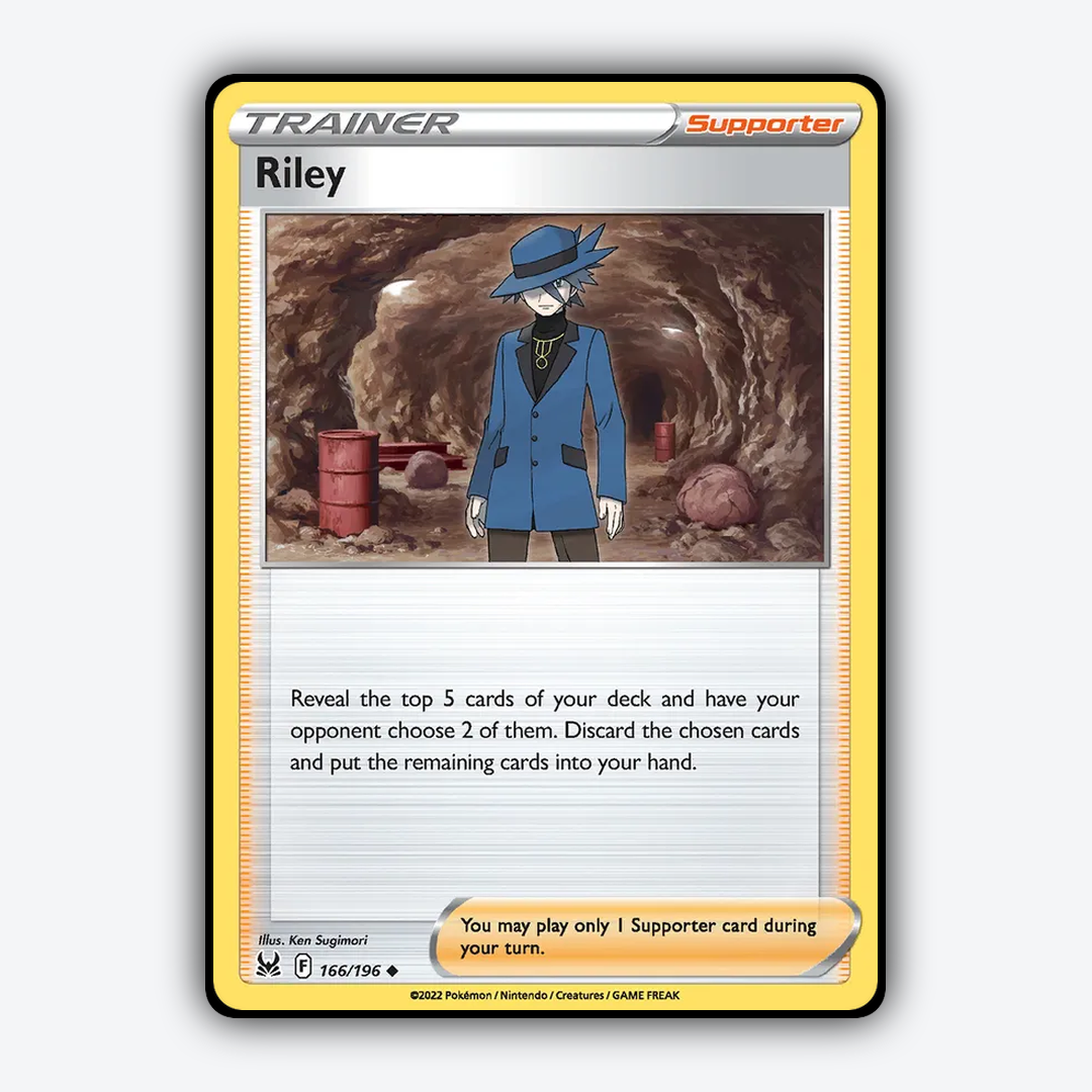 Riley 166/196 - Lost Origin Set - Card Rug