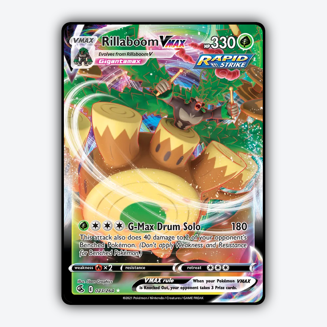 Rillaboom VMAX 023/264 - Fusion Strike Set - Card Rug
