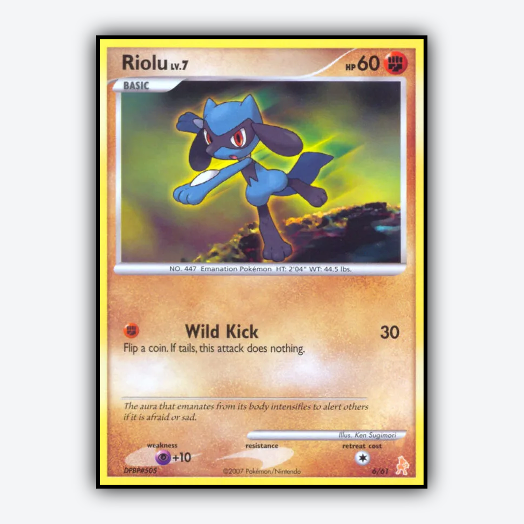 Riolu 006/11 - DP Trainer Kit Lucario Set - Card Rug