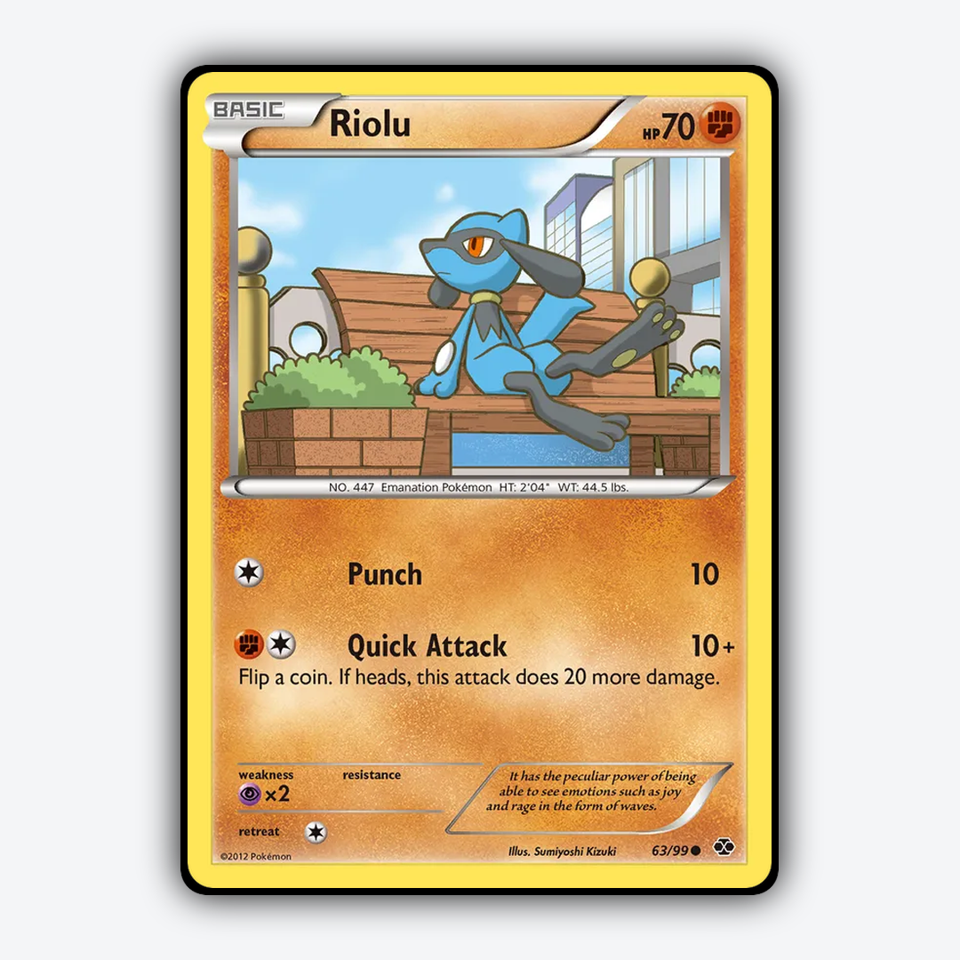 Riolu 063/99 - Next Destinies Set - Card Rug