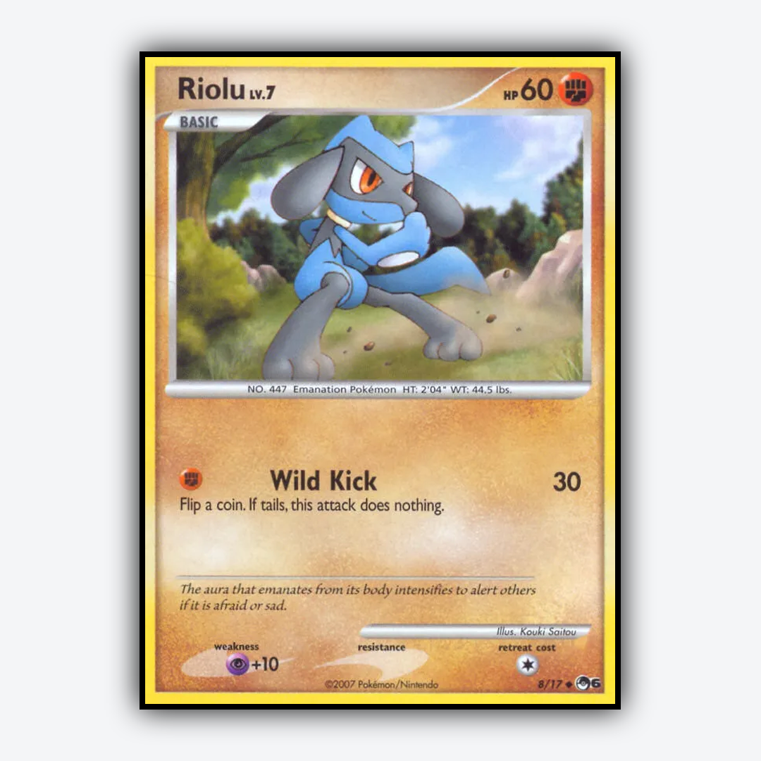 Riolu 008/17 - POP Series 6 Set - Card Rug