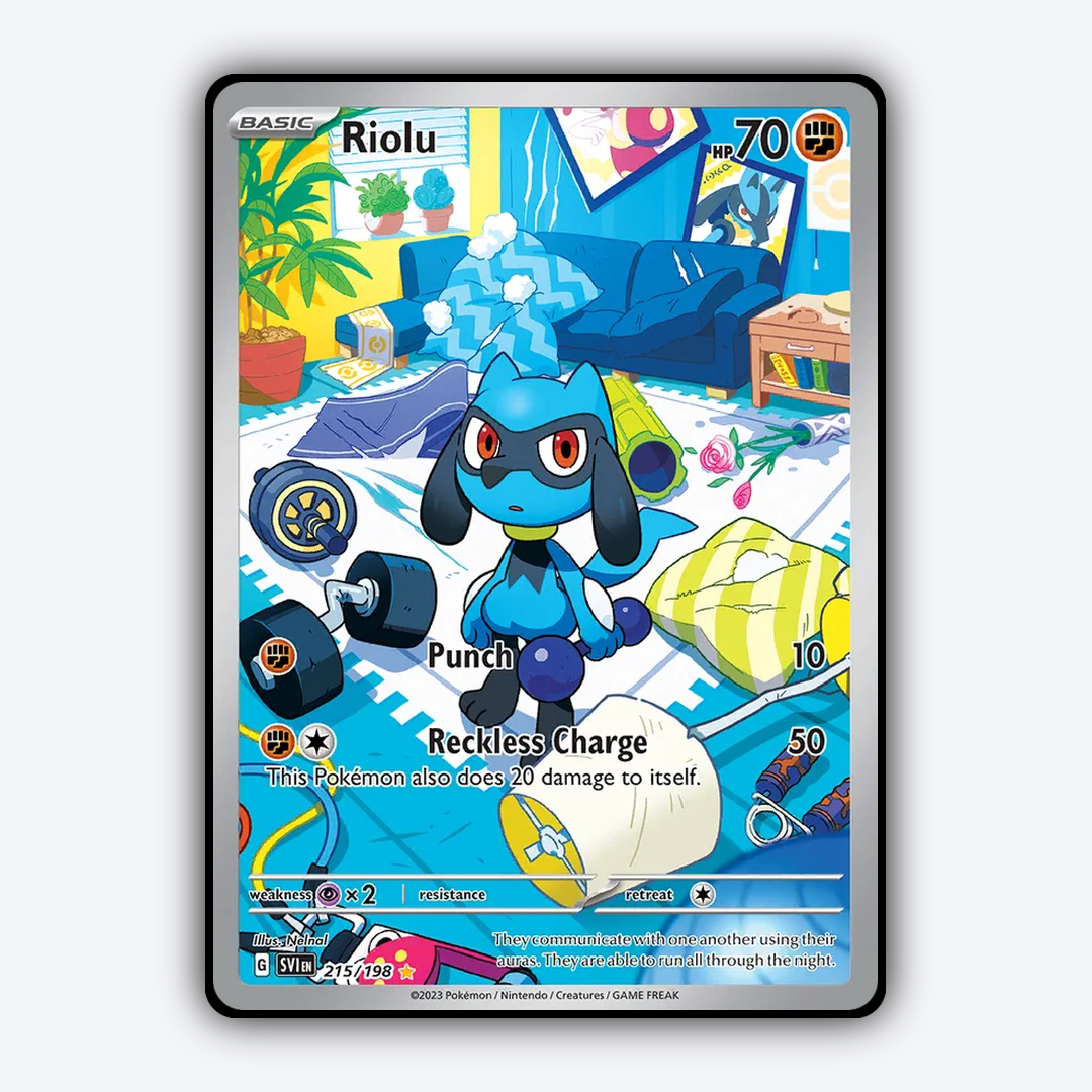 Riolu 215/198 - Scarlet & Violet Set - Card Rug