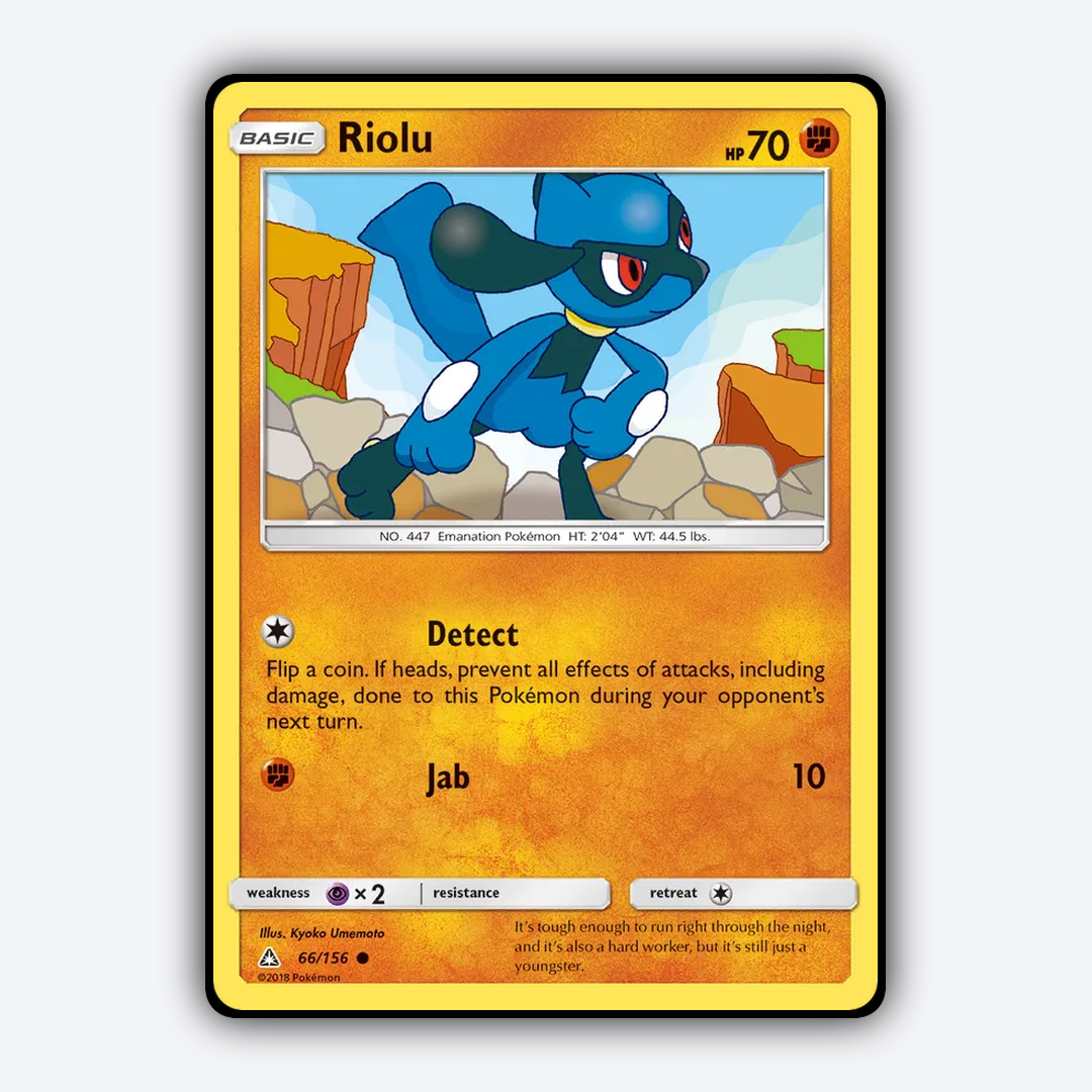 Riolu 066/156 - Ultra Prism Set - Card Rug