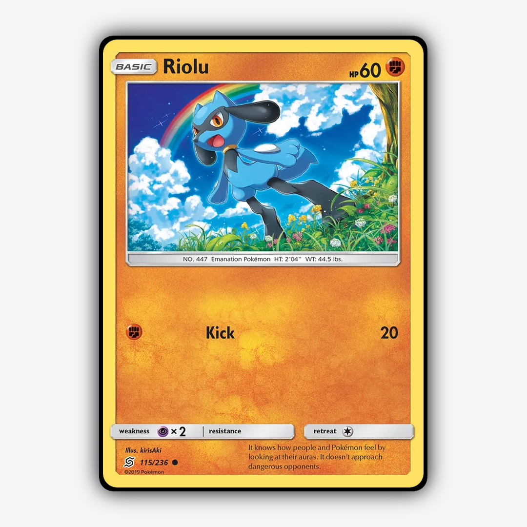 Riolu 115/236 - Unified Minds Set - Card Rug