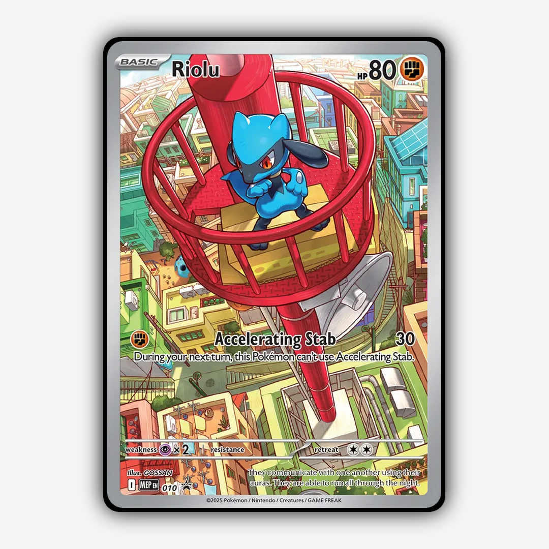 Riolu  #10 - ME Black Star Promos Set - Card Rug