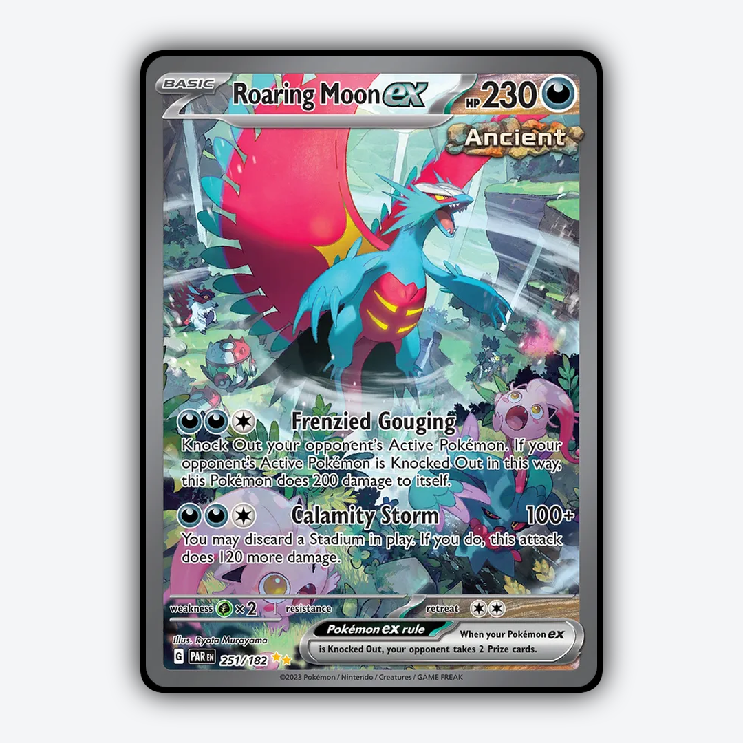Roaring Moon ex #251 - Paradox Rift Set - Card Rug
