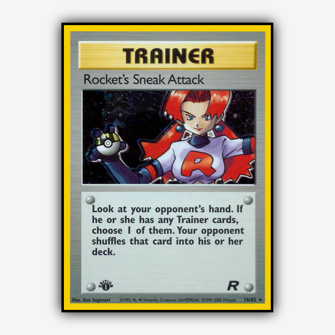 Rocket's Sneak Attack 016/82 - Team Rocket Set - Card Rug