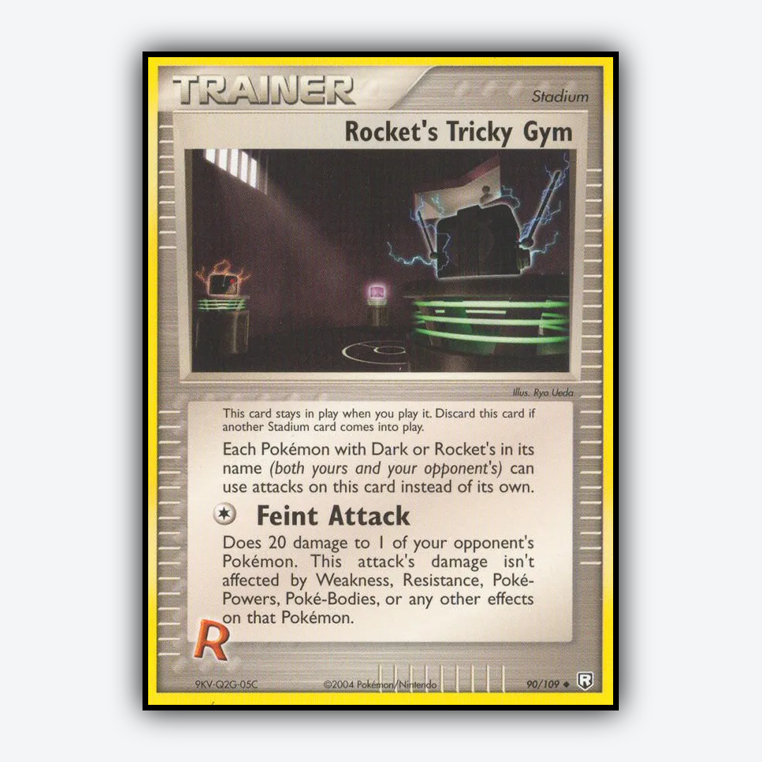 Rocket's Tricky Gym 090/109 - Team Rocket Returns Set - Card Rug