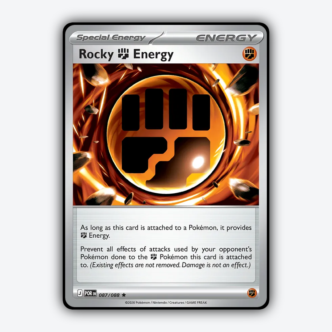 Rocky Fighting Energy 087/088 - Perfect Order Set - Card Rug