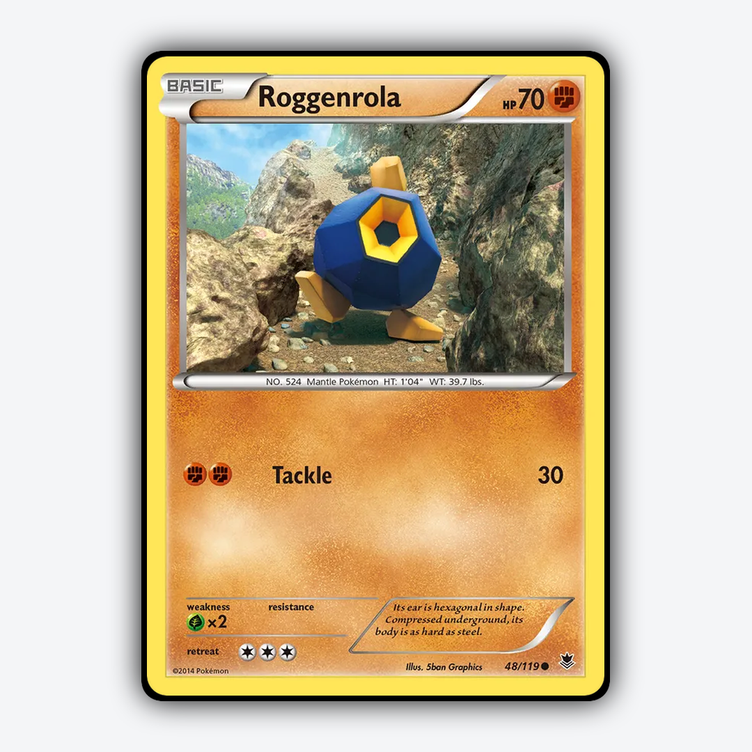 Roggenrola 048/119 - Phantom Forces Set - Card Rug