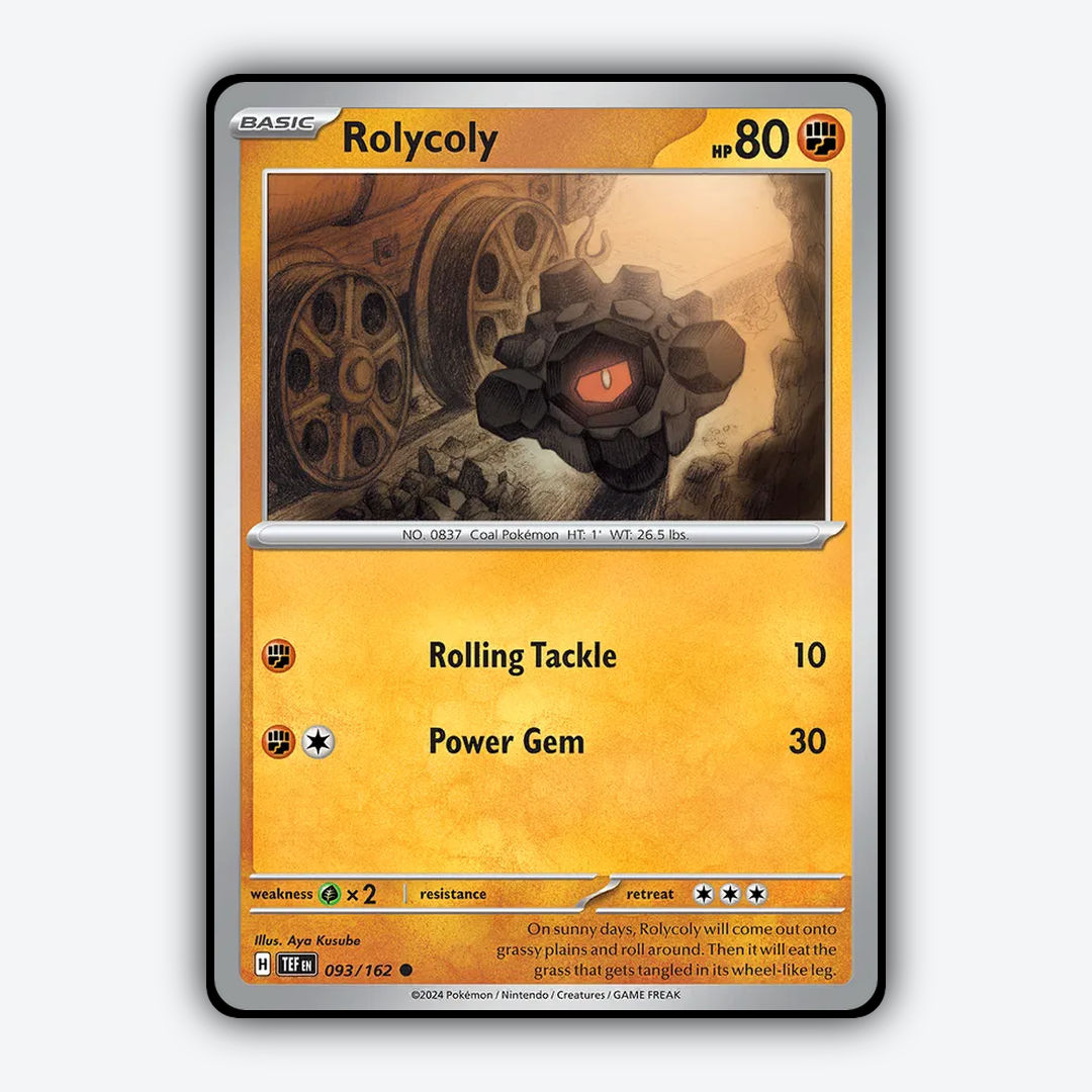 Rolycoly 093/162 - Temporal Forces Set - Card Rug
