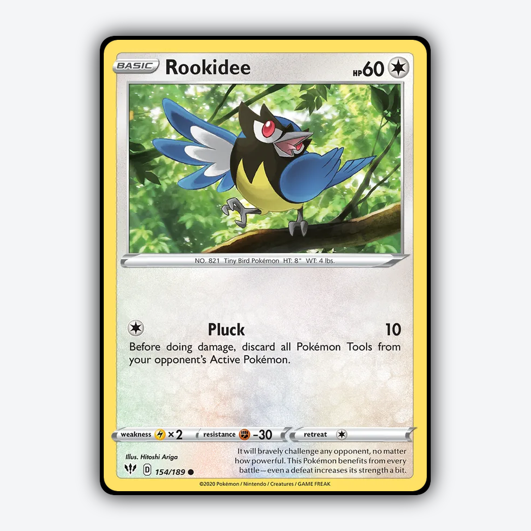 Rookidee 154/189 - Darkness Ablaze Set - Card Rug