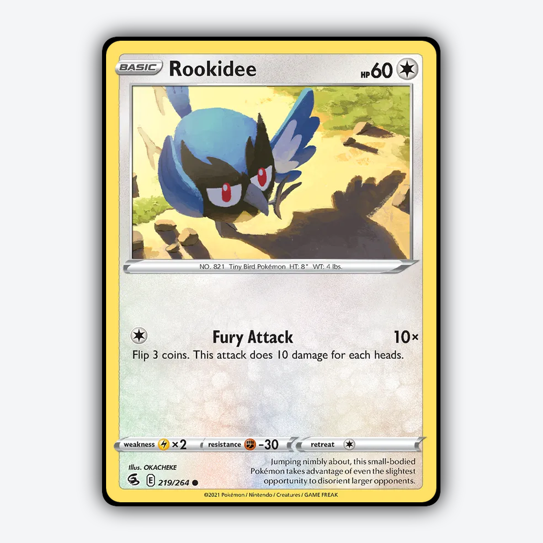 Rookidee 219/264 - Fusion Strike Set - Card Rug
