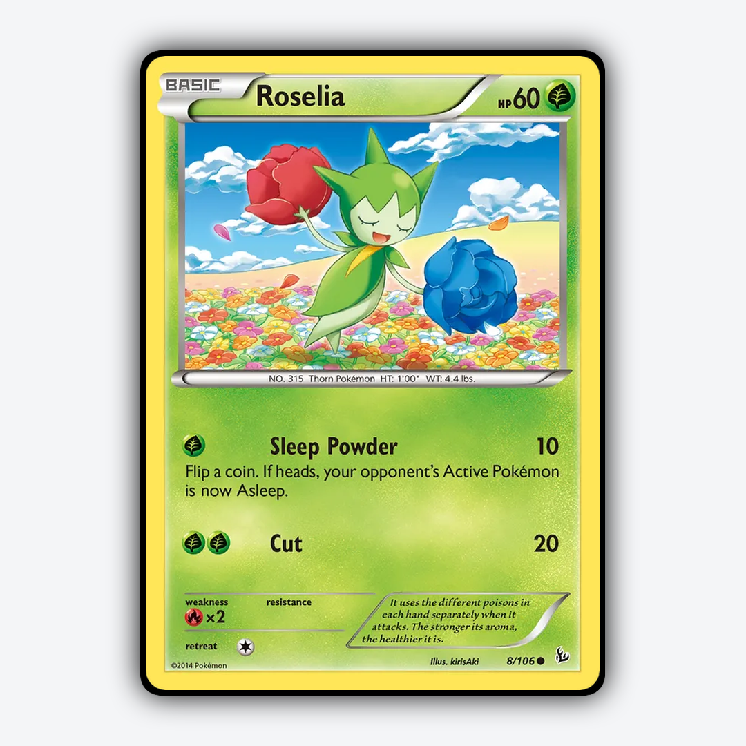 Roselia 008/106 - Flashfire Set - Card Rug